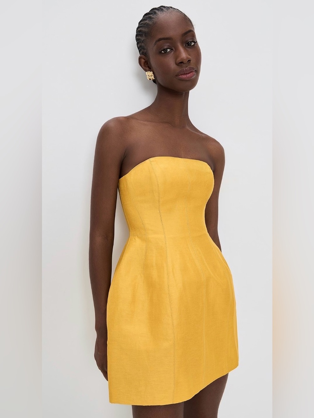 Aje Baret Strapless Mini Dress - NWT Size 10